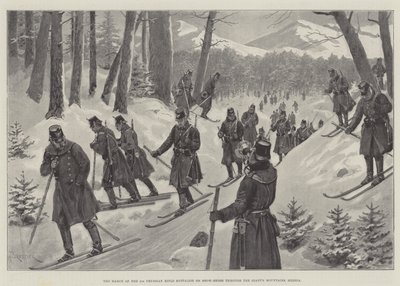 The March of the 5th Prussian Rifle Battalion on Snow-Shoes through the Giant